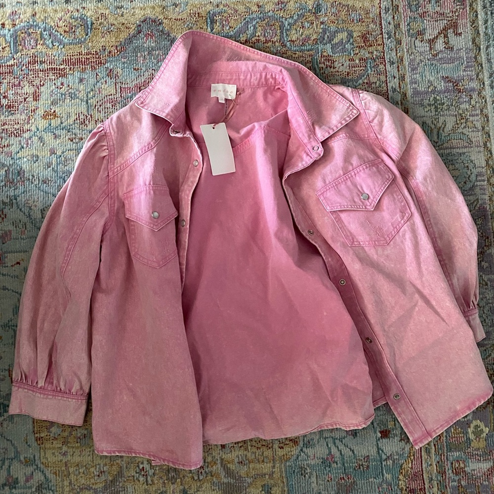 cute pink everyday light jacket!
